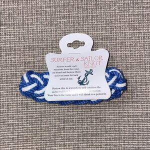 Trendy Jewels Blue and White Sailor Knot Bracelet
